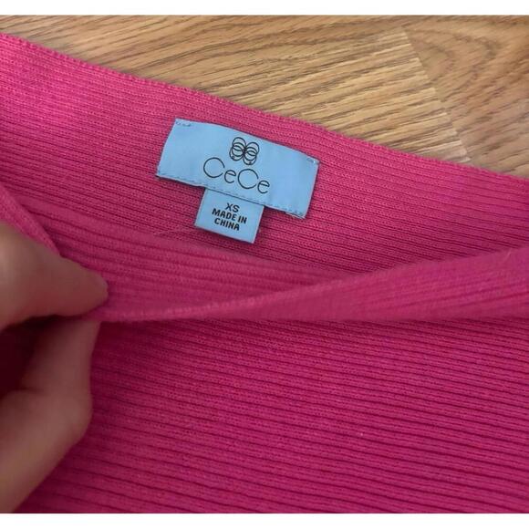 CeCe Pink Boat Neck Sweater Size XS - Picture 2 of 7